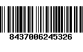 Código de Barras 8437006245326