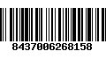 Código de Barras 8437006268158