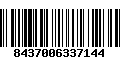 Código de Barras 8437006337144