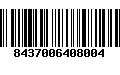 Código de Barras 8437006408004