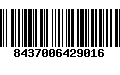 Código de Barras 8437006429016