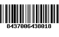 Código de Barras 8437006438018