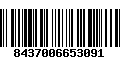 Código de Barras 8437006653091