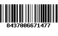 Código de Barras 8437006671477