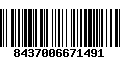 Código de Barras 8437006671491