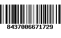Código de Barras 8437006671729