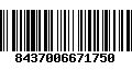 Código de Barras 8437006671750