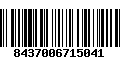 Código de Barras 8437006715041