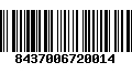 Código de Barras 8437006720014