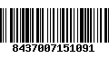 Código de Barras 8437007151091