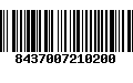 Código de Barras 8437007210200