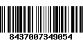 Código de Barras 8437007349054