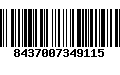 Código de Barras 8437007349115