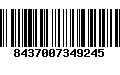 Código de Barras 8437007349245