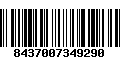 Código de Barras 8437007349290