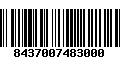 Código de Barras 8437007483000