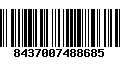 Código de Barras 8437007488685