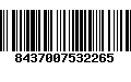 Código de Barras 8437007532265