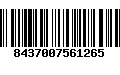 Código de Barras 8437007561265