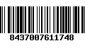Código de Barras 8437007611748