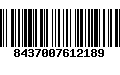 Código de Barras 8437007612189