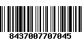 Código de Barras 8437007707045