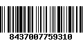 Código de Barras 8437007759310