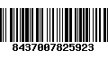 Código de Barras 8437007825923