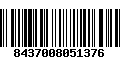 Código de Barras 8437008051376