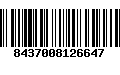 Código de Barras 8437008126647