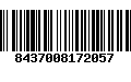 Código de Barras 8437008172057