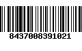 Código de Barras 8437008391021