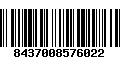 Código de Barras 8437008576022