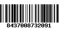 Código de Barras 8437008732091