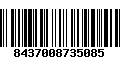 Código de Barras 8437008735085