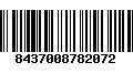 Código de Barras 8437008782072