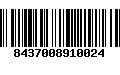 Código de Barras 8437008910024