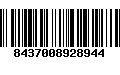 Código de Barras 8437008928944