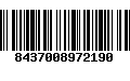 Código de Barras 8437008972190