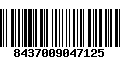 Código de Barras 8437009047125