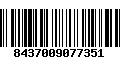 Código de Barras 8437009077351