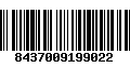 Código de Barras 8437009199022