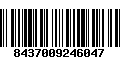 Código de Barras 8437009246047