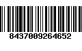 Código de Barras 8437009264652