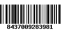 Código de Barras 8437009283981