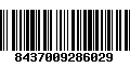 Código de Barras 8437009286029