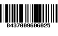 Código de Barras 8437009606025