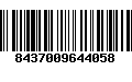 Código de Barras 8437009644058