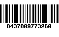 Código de Barras 8437009773260