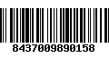 Código de Barras 8437009890158